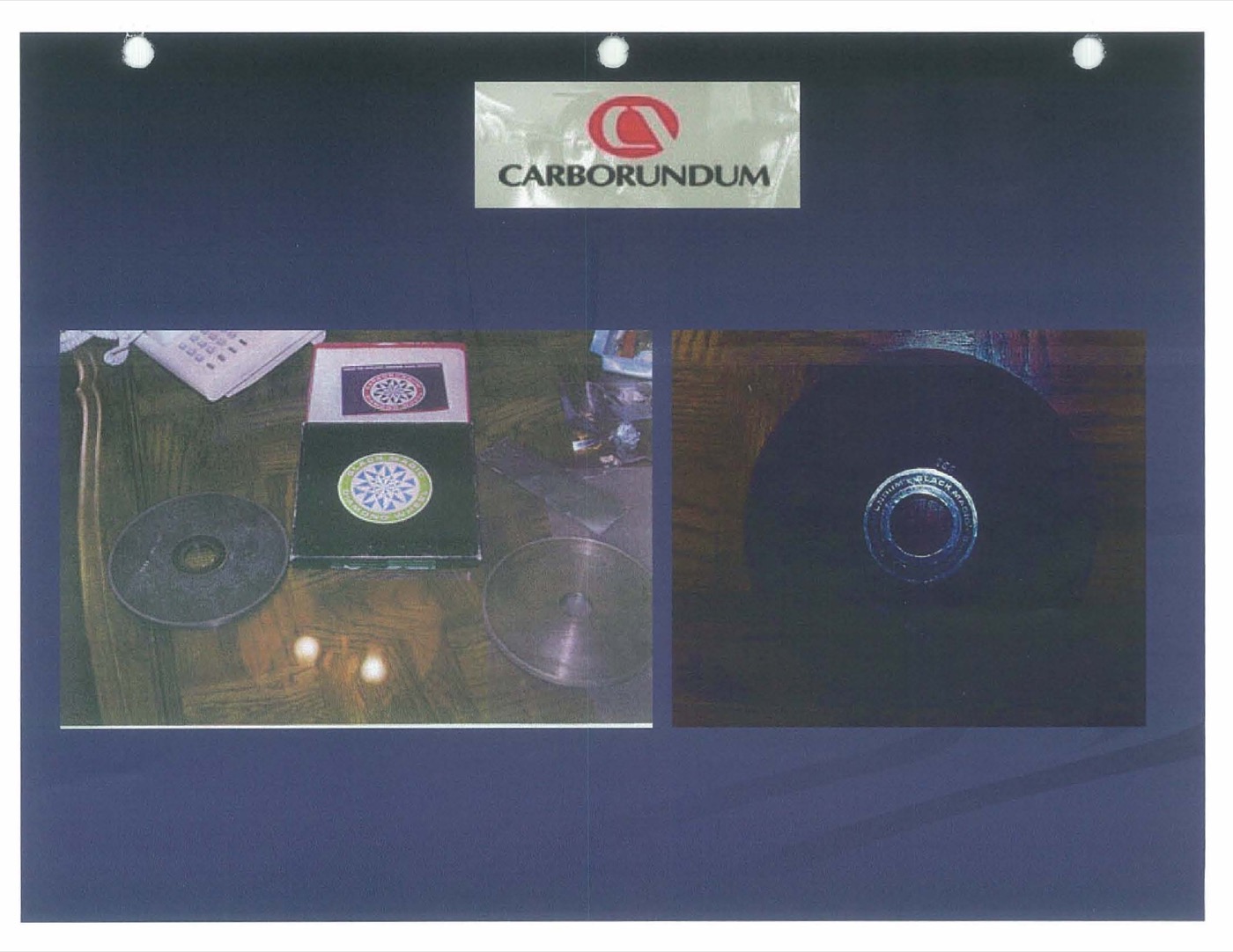 Asbestos grinding wheels