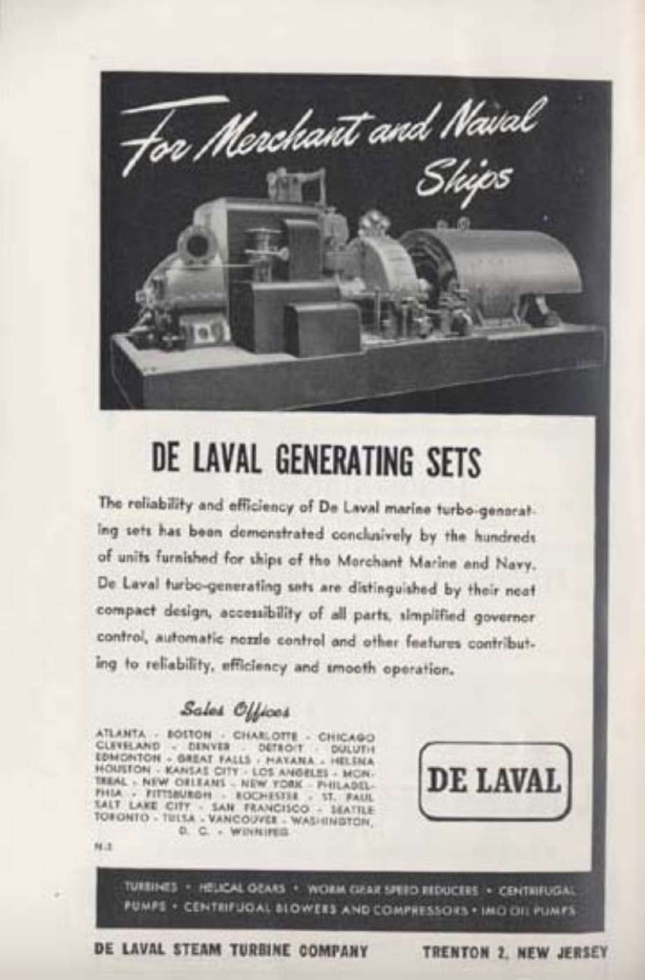 Steam turbines catalog