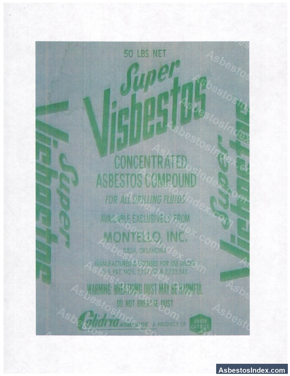Union Carbide · Label / Packaging — Union Carbide