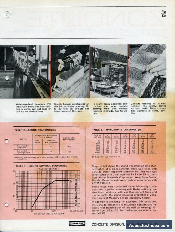W.R. Grace · Catalog Page — W.R. Grace