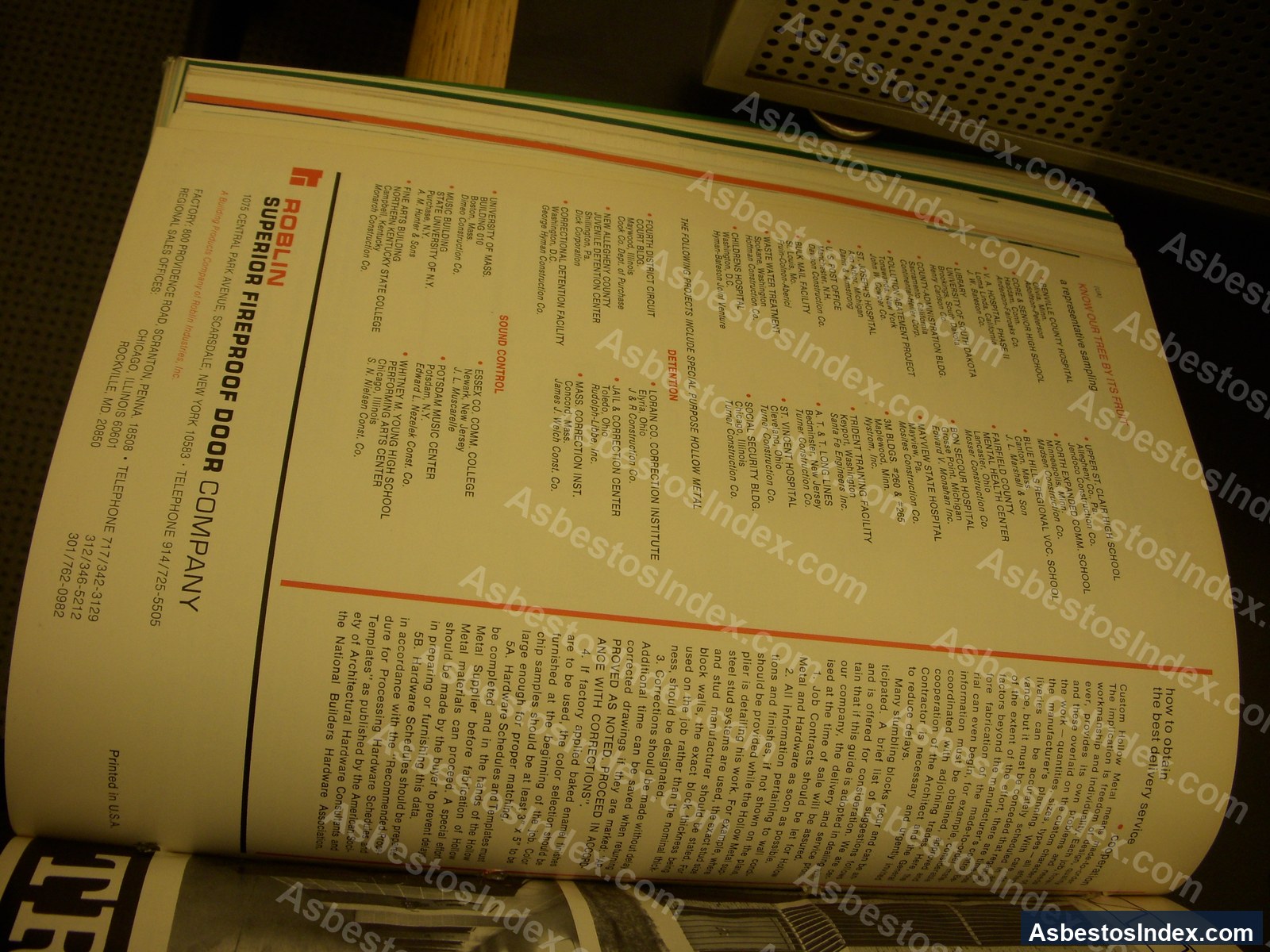 Fire Doors · Catalog Page